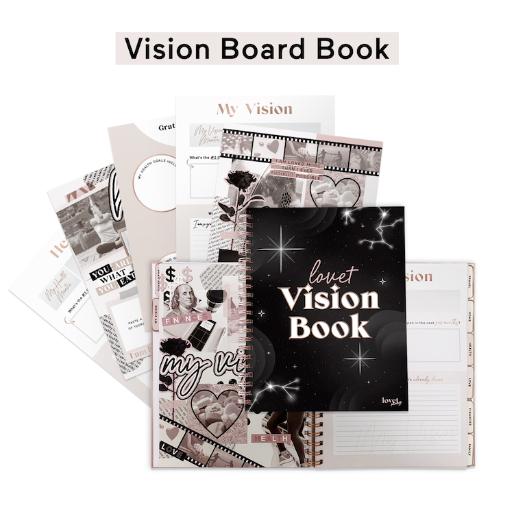 Vision Board Book LUXE – Lovet Planners