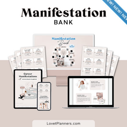 Manifestation Bank: Vision Board Idea Catalog