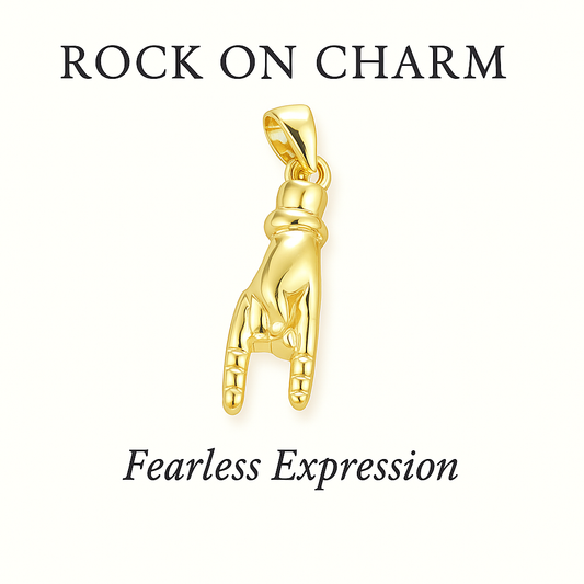 Rock On Charm - Fearless Expression