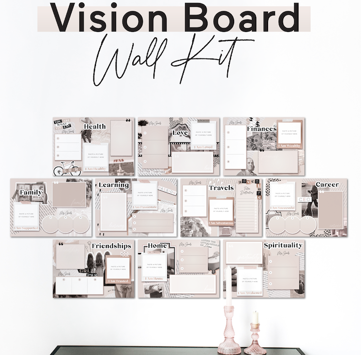 Vision Board Wall Kit – Lovet Planners