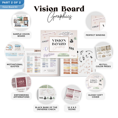 Vision Board Kit: Deluxe Edition (COSMIC)