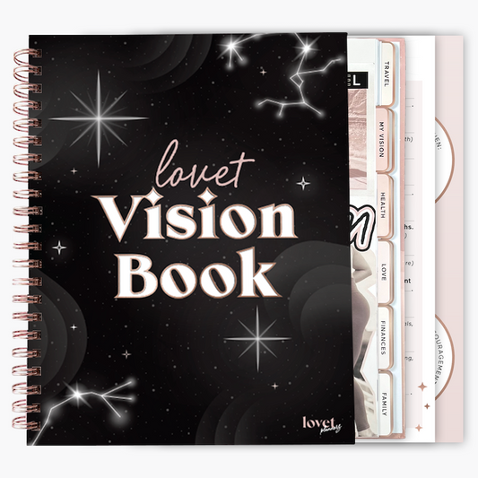 Vision Board Book LUXE [BLACK]