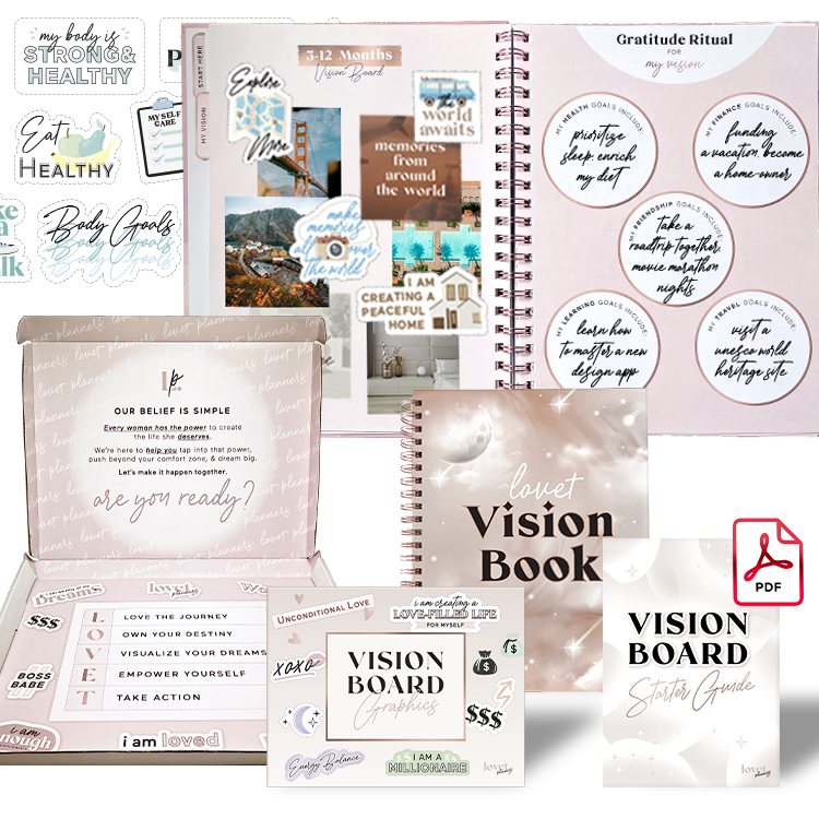 Vision Board Kit: Deluxe Edition (COSMIC)