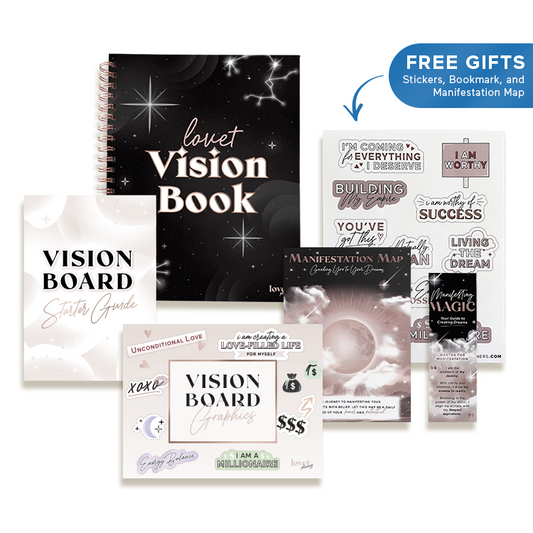 Vision Board Kit: Deluxe Edition (BLACK)