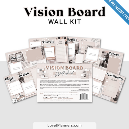 Vision Board Wall Kit