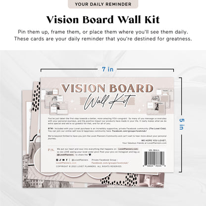 Vision Board Wall Kit