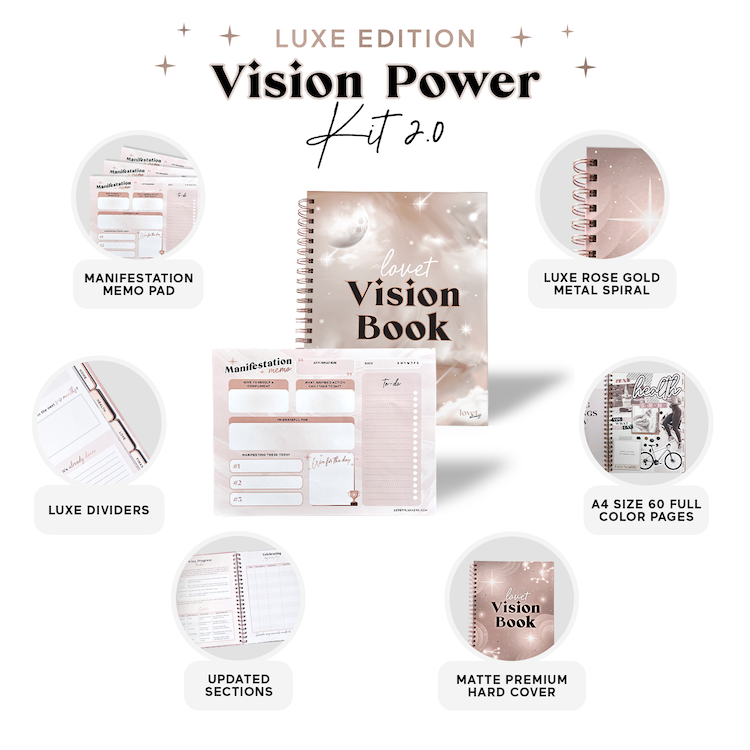 Vision Board Kit: Deluxe Edition (COSMIC)