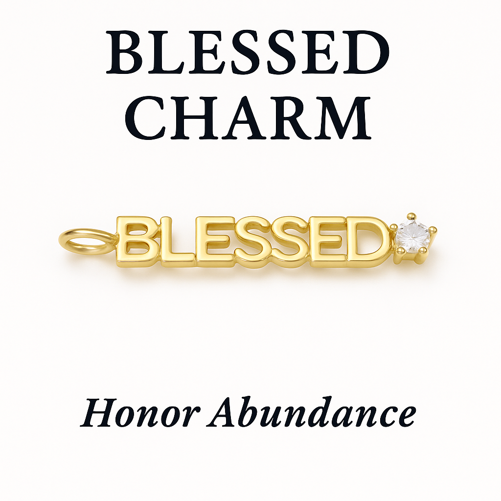 Blessed Charm GOLD – Honor Abundance