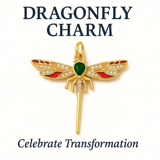 Dragonfly Charm SILVER – Celebrate Transformation