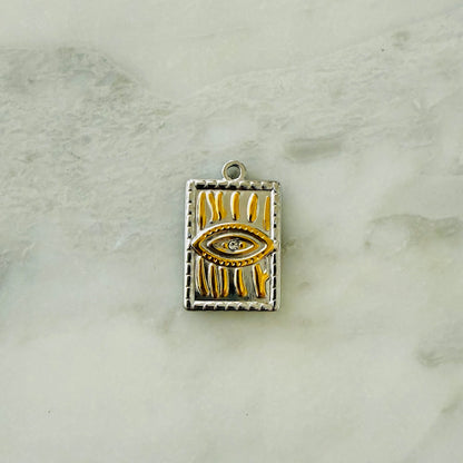 Evil Eye Charm TABLET (Two-Tone SURPRISE)