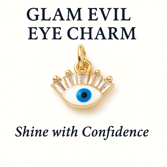 Glam Evil Eye Charm – Shine With Confidence