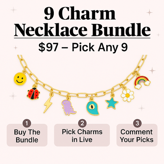 9 Charm Necklace Bundle (Pick Your Charms TT LIVE)