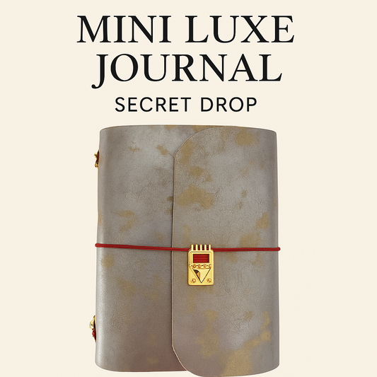Mini Luxe Leather Journal (NO CHARMS)