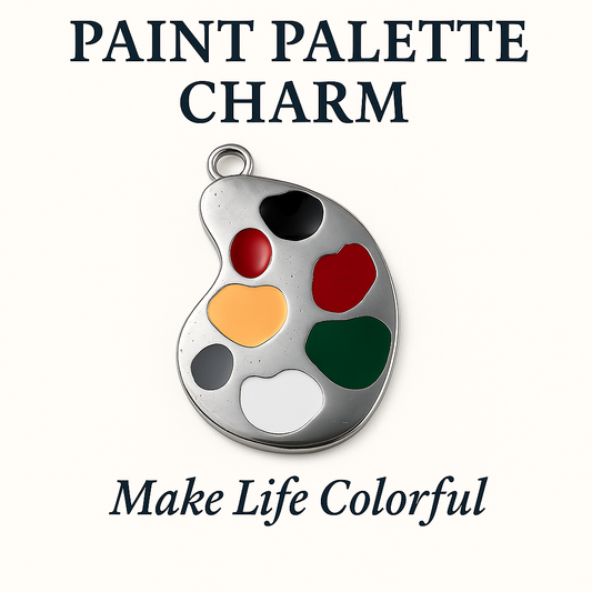 Painter's Palette Charm SILVER – Make Life Colorful