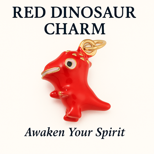 Red Dinosaur Charm - Awaken Your Spirit