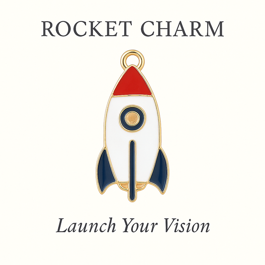 Rocket Charm - Launch Your Vision