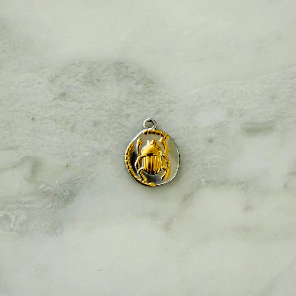 Egyptian Scarab Charm (Two-Tone SURPRISE)