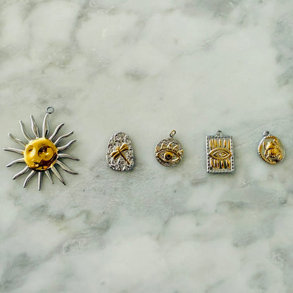 Egyptian Scarab Charm (Two-Tone SURPRISE)