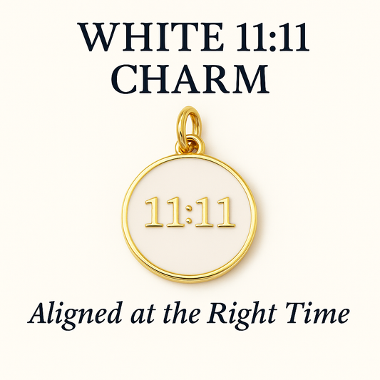White 11:11 Charm – Aligned At The Right Time