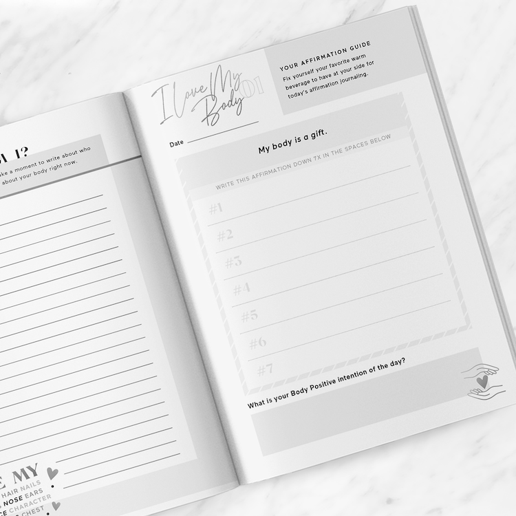 Body Positivity Journal Body Positive Journal Prompts Lovet Planners