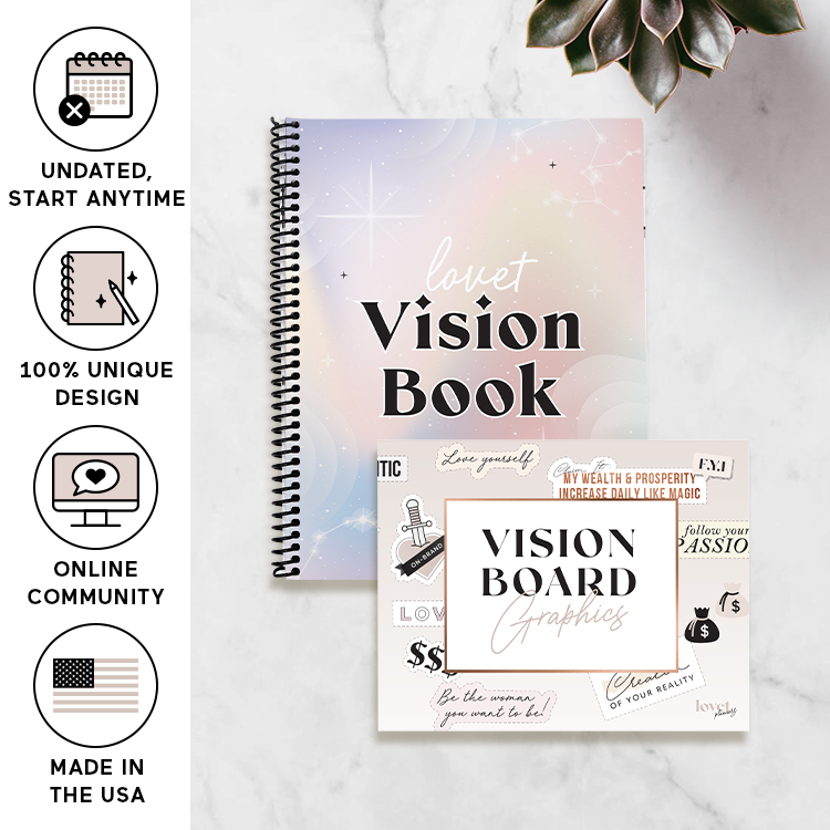 Vision Board Book [BLACK]