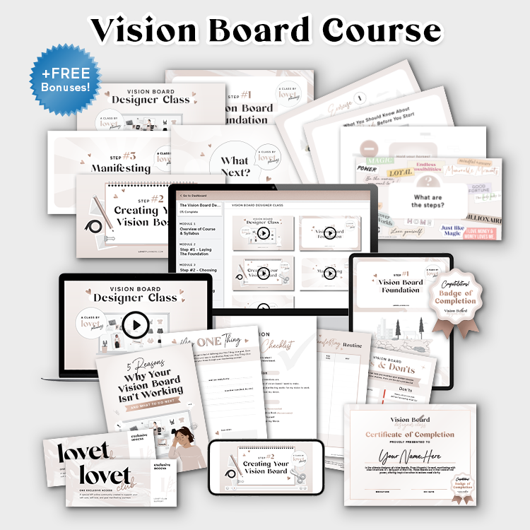 Vision Board Graphics Bundle – Lovet Planners