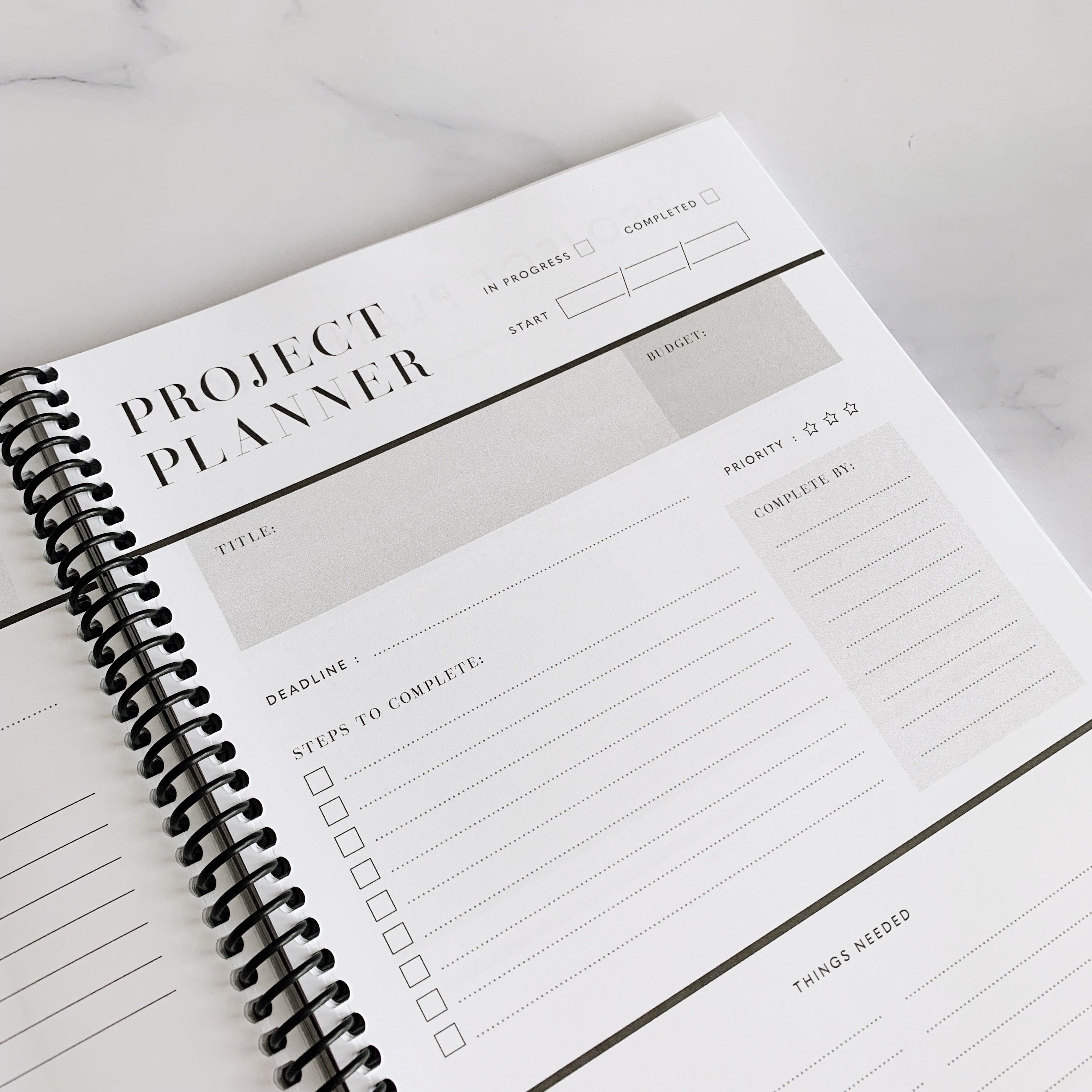 Project Planner Notebook | Project Planning Journal – Lovet Planners