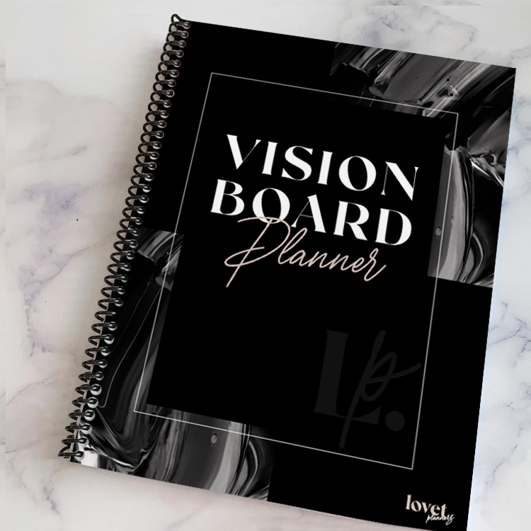 Vision Board Planner [BLACK]