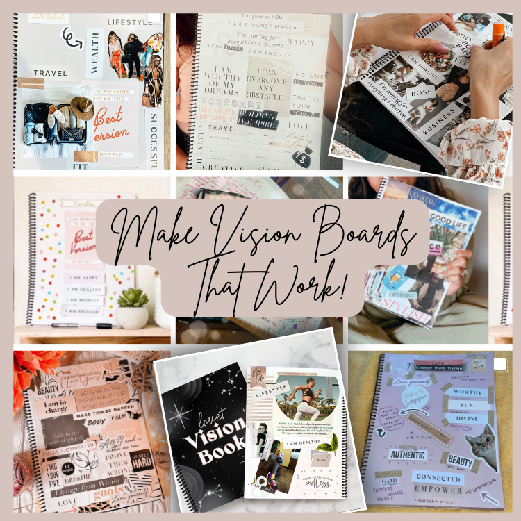 Create a Vision Board, Online class & kit, Gifts