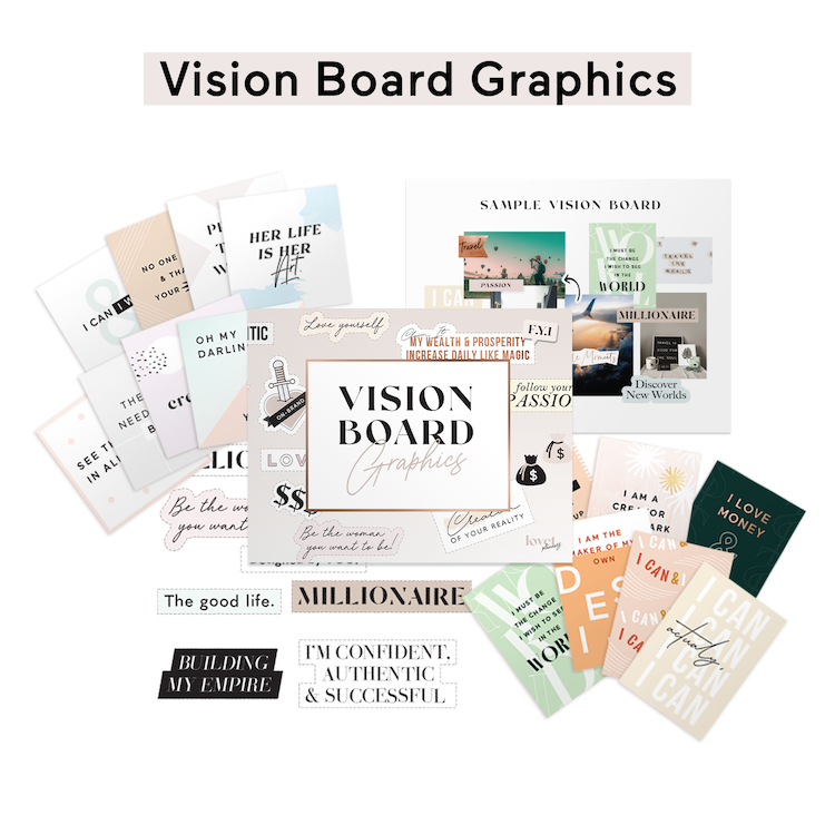 Vision Board Graphics Bundle – Lovet Planners